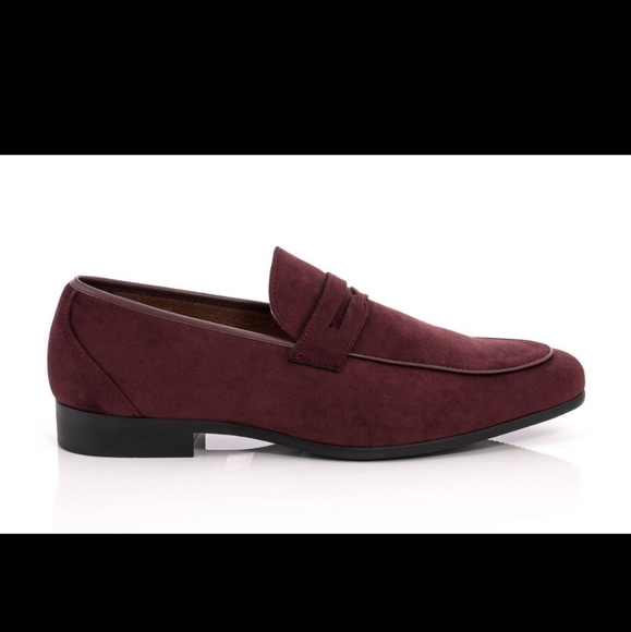 Adolfo size 8.5 Mens Penny Loafer. Burgundy. Like new. Worn once. - Picture 3 of 3